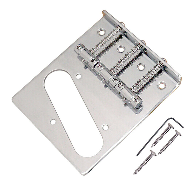 3 String Saddle Top Loader Bridge For  Electric Guitar Replacement Parts