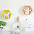 Nordic Style Storage Racks Hexagonal Wall Shelf Diy Storage Racks Organizat C4N8