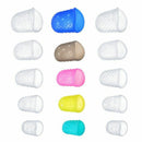 Meideal 15 Pieces Clear and Color Silicone Guitar Fingertip Protectors in 5 Z3H9
