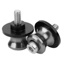 2pcs 10mm CNC Aluminum Motorcycle Swingarm Spool Slider Stand Screws (Ti)