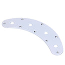 Chrome Eleic Bass Switch Control Plate For Musicman Stingray Guitar New