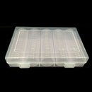 100pcs 30mm Clear Round Plastic Coin Capsule Container Storage Box Holde JQQ