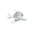 1 piece airplane button shape brooch pin unisex fashion clothing jewelry