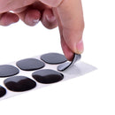 8Pcs 0.8mm Soprano Saxophone Sax Mouthpiece Patches Pad Cushions Black LJLJ