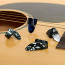 5 Thumb 10 Finger Nail Guitar Picks With Box For Guitars Bass Banjo Guitarra