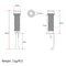 1/4 '' 1/4 '' Phone Jack Plug, Audio Adapter For Guitar Bass