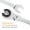 1pc Tubing Ratchet Wrench Spanners Flexible Head Alloy Steel Open End 16mm
