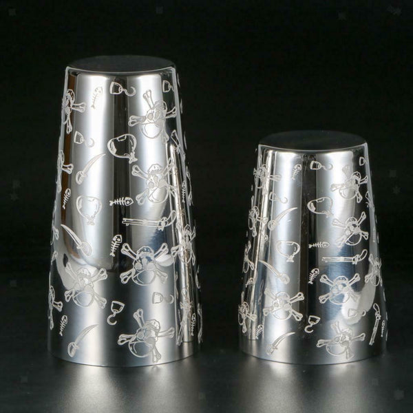 MagiDeal Stainless Steel Cocktail Shaker Bartender Tool 19oz & 25oz Mixing Can
