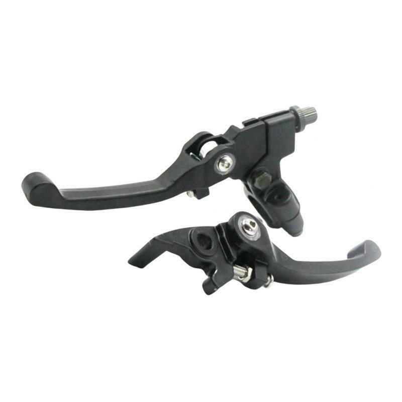 Clutch & Brake Handle Levers for Dirt Bike Motorbike Handle Bar Black