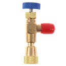 2pcs R410A R22 Refrigeration Charging Adapter for 1/4" Safety Valve Service FT