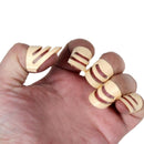 4Pcs Guitar/Stringed Instr Finger Guitar-String Picks Size 3 M+1 L 12MM/14MM Kw