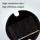 DIY 55*55mm 2.5V 60MA Mini Solar Cell Panel Module Board Round Epoxy Portab P9A8