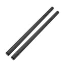 2Pcs 15mm Carbon Fiber Rod 12-inch / 30cm Long For 15mm Rod Rail Support System