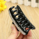 Fashion Glitter Diamond Women Lady Hair Clip Claw Grip Butterfly E1H1