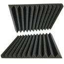 1X(Wedge Acoustic Foam With Adhesive Tape 8 Pcs Soundproof Panels,Silencing