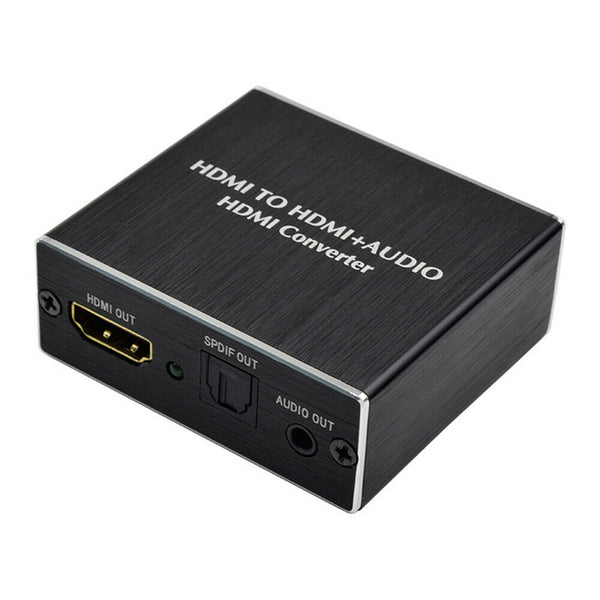 Audio Out Extractor HDMI To Optical Splitter 4K For TV DVD Player 3.5mm Stereo