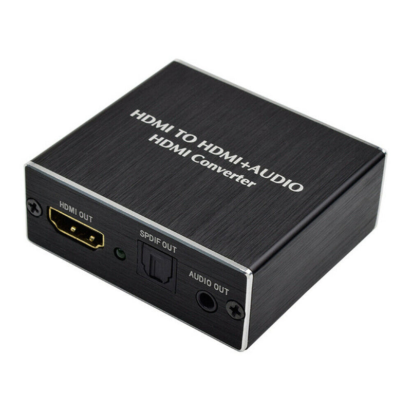 Audio Out Extractor HDMI To Optical Splitter 4K For TV DVD Player 3.5mm Stereo