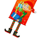 Christmas Hanging Cloth Flag Wall Door Ornament Party Decor (Elf)