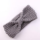 7pcs Baby Kid Winter Warm Headband Turban Wool Knitted Earmuffs Hairband Gift