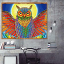 5D DIY Full Drill Diamond Painting Colorful Bird Cross Stitch Embroidery