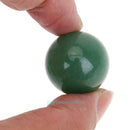 25mm Natural Green Aventurine Quartz Crystal Ball Healing Sphere + Stand Gift