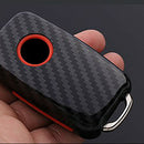 Plastic Smart Remote Key Case Chain For Skoda SEAT Ibiza Leon VW EOS Car Keys
