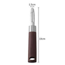 Scraper For Peeling Fruit Fish Scale With Serrated Blade & Wood Grain HaSEAU