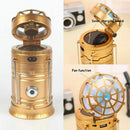 LED Solar Outdoor Camping Fishing Tent Lamp Portable Light Lantern Torch wi