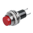 5 x 9.5mm Momentary 1 NO Red Green Cap Push Button Switch AC 250V/1.5A