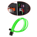 8-Pin ATX CPU ATX Green Sleeve 30CM Extension Cord Shalkds 2 Cable Comb ht CWG