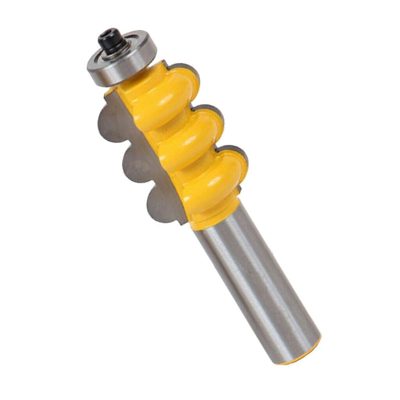 2x Triple Bead Router Bits 1/2 Router Bit Milling Cutter Beading Router Bits