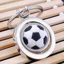 Sports Rotating Football Soccer Keychain Keyring Chain Ring Key AU K9P4.