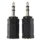 2Pcs 3.5mm male to 2.5mm female stereo audio mic plug adapter mini jack cable Gw