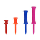 40PCS Mixed Colors 4-SIZE Plastic Castle Golf tees Height Control