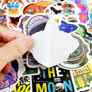 50Pcs alien et style cute stickers for suitcase laptop guitar cool doo lcTE^