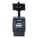 Dual USB Port Car Motorcycle Charger 3.1A Power Socket with Cover for Phone