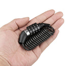 Bicycle Helmet Backpack Lock 4 Digit Combination Steel Wire Cable Lock