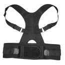 Posture Corrector Magnetic Spine Back Shoulder Correction Belt Black XL