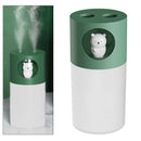 Small Portable Desk Humidifier, Double-Head Spray Cool Mist Humidifier, USB Mist