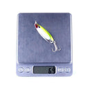 4Pcs/Lot Colorful Trout Spoon Metal Fishing Lures Spinner Baits Bass Tack H J7I7