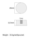 Acrylic Guitar Volume Tone Knob For Gibson Electric Guitar Accessory