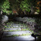 Waterproof LED Solar Lawn Lamp Spike Light Control Garden Path (Cool White) A