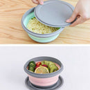 3Pcs/Set Bowl Sets Silicone Folding Lunch Box Folding Bowl Portable Silicon
