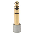 1PCS 6.35mm 1/4" Stereo Male to 3.5mm 1/8" Female Jack Plug Audio Adap- OZ
