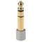 1PCS 6.35mm 1/4" Stereo Male to 3.5mm 1/8" Female Jack Plug Audio Adap- OZ