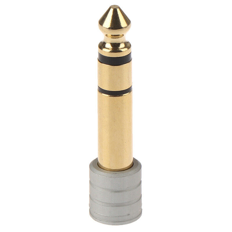 1PCS 6.35mm 1/4" Stereo Male to 3.5mm 1/8" Female Jack Plug Audio Adap- OZ