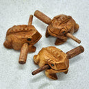Wood Frog Rasp Percussion Musical Instrument Tone Block T6Z4 Stick R2H6 Sup R4P8