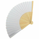 20 Pcs Fan White For Painting Calligraphy DIY Gift Decoration White G8W4