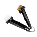 2pcs With Loop Clip Outdoor Golf Club Brushes Round Head Beginner Groove Cleaner