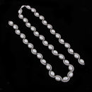 1 Yard Crystal Rhinestone Close Chain Trim for Bridal Wedding